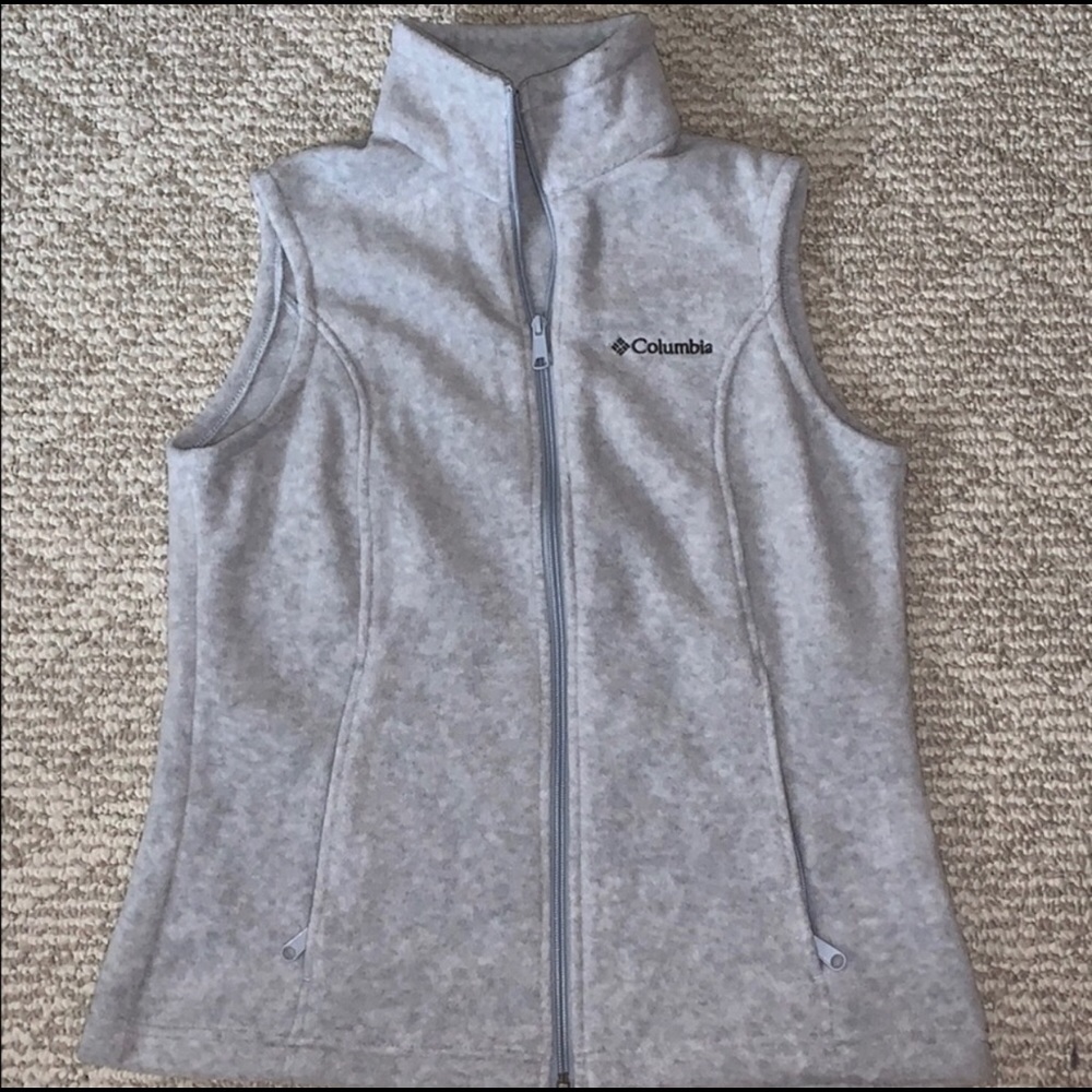 Columbia Grey Fleece Vest